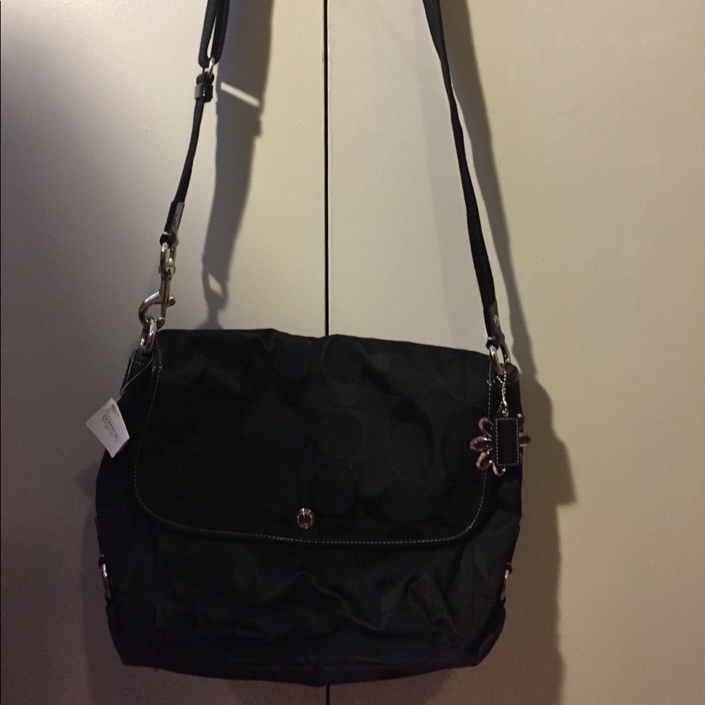 Black Coach over the shoulder bag